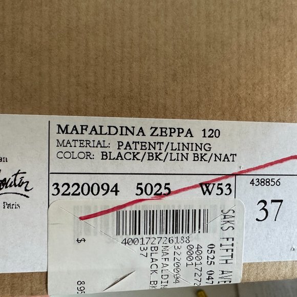 Christian Louboutin Black Studded Platform Sandals - Picture 16 of 16